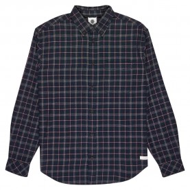 риза,с,дълъг,ръкав,мъжки,ризи,element,button,down,flannel,regular,fit,long,sleeve,shirt,tartan,blue