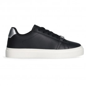 маратонки,дамски,маратонки,liu·jo,kiki,01,trainers,calf,leather,metalli,black,silver,(black)
