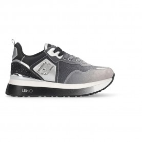 маратонки,дамски,маратонки,liu·jo,liu,jo,maxi,wonder,01,trainers,satin,strass,black,white,(grey)