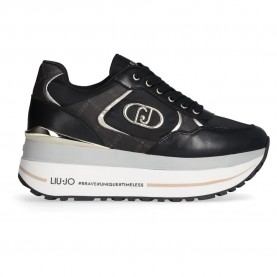 маратонки,дамски,маратонки,liu·jo,liu,jo,maxi,wonder,plus,01,trainers,calf,leather,monogra,black,(black)
