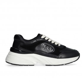 маратонки,дамски,маратонки,liu·jo,lj01,01,trainers,calf,leather,cow,sue,black,(black)