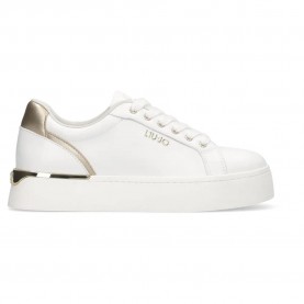 маратонки,дамски,маратонки,liu·jo,pretty,06,trainers,calf,leather,metalli,white,light,gold,(white)