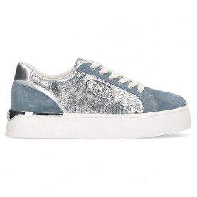 маратонки,дамски,маратонки,liu·jo,pretty,06,trainers,cow,suede,laminated,artic,silver,(silver)