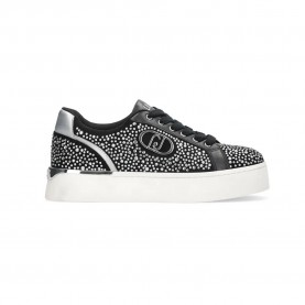 маратонки,дамски,маратонки,liu·jo,pretty,06,trainers,cow,suede,metallic,black,silver,(black)