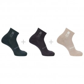 чорапи,дамски,чорапи,salomon,everyday,ankle,socks,3,units,etherea,nine,iron,north,atlantic,(multicolor)