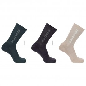 чорапи,дамски,чорапи,salomon,everyday,crew,socks,3,units,etherea,nine,iron,north,atlantic,(multicolor)