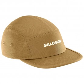 шапка,всички,шапки,salomon,logo,5,panel,cap,brilliant,olive,(brown)