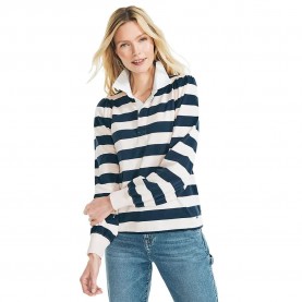 дамски,блузи,с,яка,nautica,27k200,long,sleeve,polo,multicolor,(white,blue)
