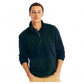 Блуза Nautica KR2774 half zip sweatshirt - Green (Green) блуза,мъжки,пуловери,nautica,kr2774,half,zip,sweatshirt,green,(green)