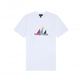 тениска,мъжки,тениски,nautica,n1j01541,short,sleeve,t,shirt,white