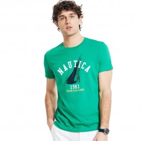 тениска,мъжки,тениски,nautica,vr3504,short,sleeve,t,shirt,green