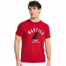 тениска,мъжки,тениски,nautica,vr3504,short,sleeve,t,shirt,red