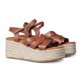 сандали,на,платформа,дамски,сандали,и,чехли,toni,pons,cristina,esparto,wedge,sandals,leather,(brown)