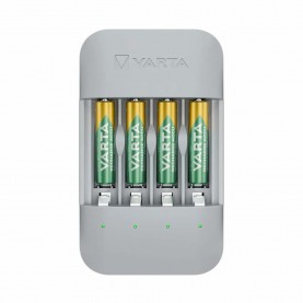 батерии,varta,eco,4x,battery,charger,grey,(silver)