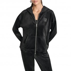 яке,дамски,якета,и,палта,dkny,2,tone,rhinestone,lg,jacket,black,(black,black)