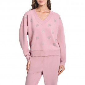 блуза,дамски,блузи,dkny,alvr,dp,v,sweatshirt,pink,(dsty,mve,silver,pink)