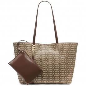 чанта,всички,чанти,dkny,avril,tote,bag,chino,chocolate,brown
