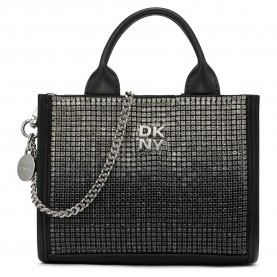 чанта,всички,чанти,dkny,hadlee,mini,bag,black,silver,black,blk