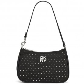 чанта,за,през,рамо,всички,чанти,dkny,jenny,tz,shoulder,bag,black,silver,black,blk