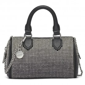 чанта,всички,чанти,dkny,nell,sm,satchel,bag,black,silver,black