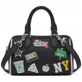 чанта,всички,чанти,dkny,nell,sm,satchel,bag,marshmallow,black,blk