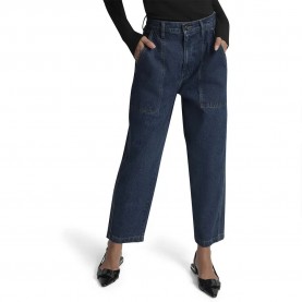Дънки DKNY Utlty Barrel high waist jeans - Elery Blue дънки,дамски,панталони,dkny,utlty,barrel,high,waist,jeans,elery,blue