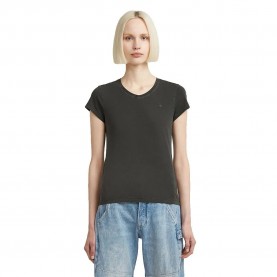 тениска,дамски,тениски,g,star,overdyed,eyben,slim,2.0,short,sleeve,v,neck,t,shirt,grey,(asfalt,gd)