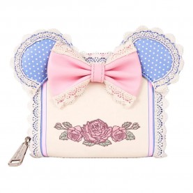 портфейли,и,портмонета,loungefly,disney,by,minnie,floral,and,lace,ears,wallet,beige