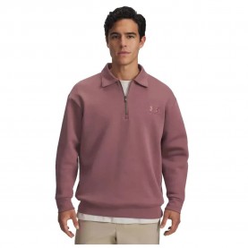 поларена,блуза,мъжки,пуловери,under,armour,icon,fleece,collar,half,zip,sweatshirt,brown,maroon,mist,(purple)