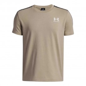 тениска,детски,тениски,under,armour,icon,taped,short,sleeve,t,shirt,brown,white,(beige)