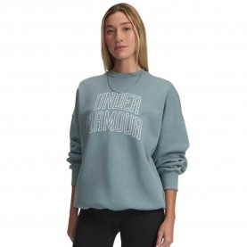 поларена,блуза,дамски,блузи,under,armour,rival,fleece,oversized,varsity,crew,sweatshirt,grey,(green,white)