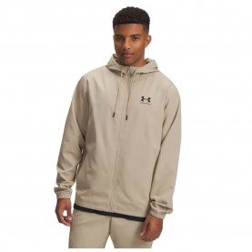 яке,мъжки,якета,under,armour,rival,woven,windbreaker,jacket,brown,black,(beige)
