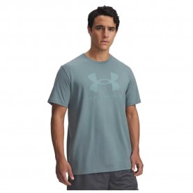 тениска,мъжки,тениски,under,armour,sportstyle,logo,update,short,sleeve,t,shirt,blue,serpentine,(grey)