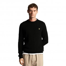 блуза,мъжки,пуловери,lyle,&,scott,grid,sweater,black