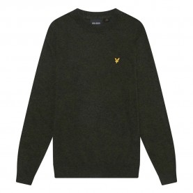 блуза,мъжки,пуловери,lyle,&,scott,kn2114v,sweater,green,(dark,green,marl)