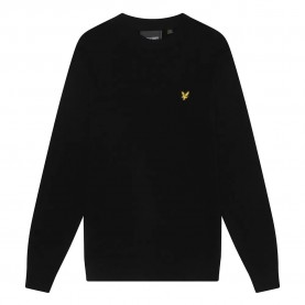 блуза,мъжки,пуловери,lyle,&,scott,kn2114v,sweater,jet,black,marl,(black)