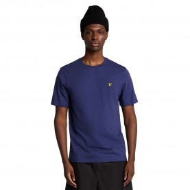 тениска,мъжки,тениски,lyle,&,scott,plain,short,sleeve,t,shirt,deep,indigo,(blue)