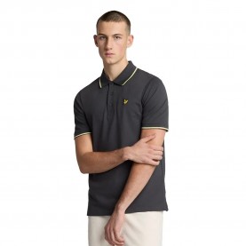 мъжки,блузи,с,яка,lyle,&,scott,tipped,short,sleeve,polo,gunmetal,steward,(grey)