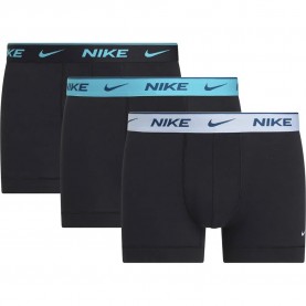 Боксерки Nike Eday Trunk boxers 3 units - Black (Black / Light Amry Blue / Dusty Cactus) боксерки,мъжко,бельо,nike,eday,trunk,boxers,3,units,black,(black,light,amry,blue,dusty,cactus)