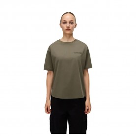 Тениска Napapijri Campido short sleeve T-shirt - Green - (Tea Leaf) тениска,дамски,тениски,napapijri,campido,short,sleeve,t,shirt,green,(tea,leaf)