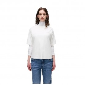 Тениска Napapijri Campido short sleeve T-shirt - White - (White Heron) тениска,дамски,тениски,napapijri,campido,short,sleeve,t,shirt,white,(white,heron)