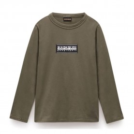 тениска,детски,тениски,napapijri,chamois,long,sleeve,t,shirt,tea,leaf,(green)