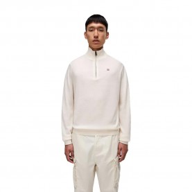 Блуза Napapijri Damavand 4 half zip sweater - Beige - (Beige Dimity) блуза,мъжки,пуловери,napapijri,damavand,4,half,zip,sweater,beige,(beige,dimity)