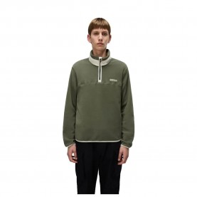 Блуза Napapijri Dergana half zip sweatshirt - Green (Tea Leaf) блуза,мъжки,пуловери,napapijri,dergana,half,zip,sweatshirt,green,(tea,leaf)
