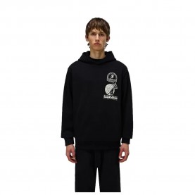 Суичър Napapijri Funes hoodie - Black (Black Beauty) суичър,мъжки,пуловери,napapijri,funes,hoodie,black,(black,beauty)