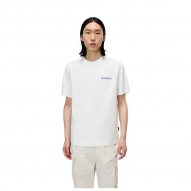 Тениска Napapijri Guide short sleeve T-shirt - White (White Heron) тениска,мъжки,тениски,napapijri,guide,short,sleeve,t,shirt,white,(white,heron)