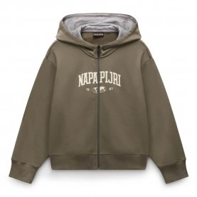 блуза,детски,блузи,napapijri,inot,full,zip,sweatshirt,tea,leaf,(green)