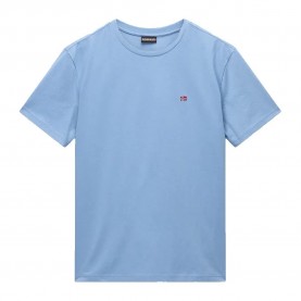 тениска,мъжки,тениски,napapijri,salis,summmer,short,sleeve,t,shirt,faded,denim,(blue)
