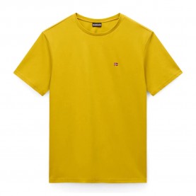 тениска,мъжки,тениски,napapijri,salis,summmer,short,sleeve,t,shirt,gold,flake,(yellow)