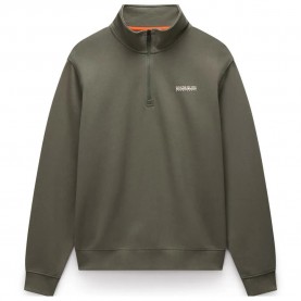блуза,мъжки,пуловери,napapijri,small,box,half,zip,sweatshirt,tea,leaf,(green)